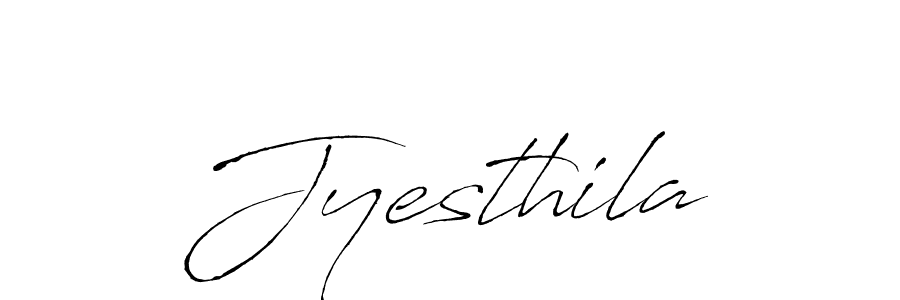 Design your own signature with our free online signature maker. With this signature software, you can create a handwritten (Antro_Vectra) signature for name Jyesthila. Jyesthila signature style 6 images and pictures png