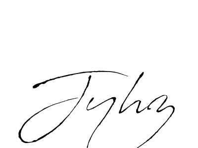 Also You can easily find your signature by using the search form. We will create Jyhz name handwritten signature images for you free of cost using Antro_Vectra sign style. Jyhz signature style 6 images and pictures png