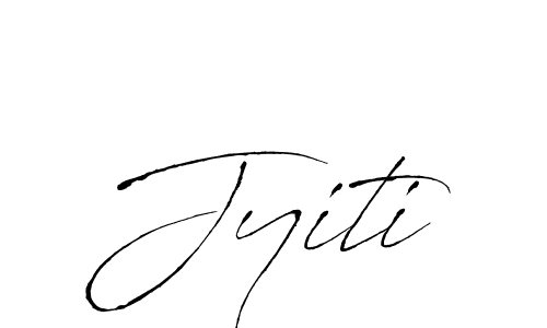 Design your own signature with our free online signature maker. With this signature software, you can create a handwritten (Antro_Vectra) signature for name Jyiti. Jyiti signature style 6 images and pictures png