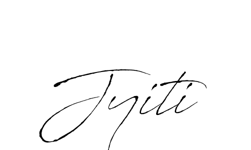Make a beautiful signature design for name Jyiti. With this signature (Antro_Vectra) style, you can create a handwritten signature for free. Jyiti signature style 6 images and pictures png