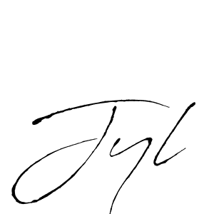 Also we have Jyl name is the best signature style. Create professional handwritten signature collection using Antro_Vectra autograph style. Jyl signature style 6 images and pictures png