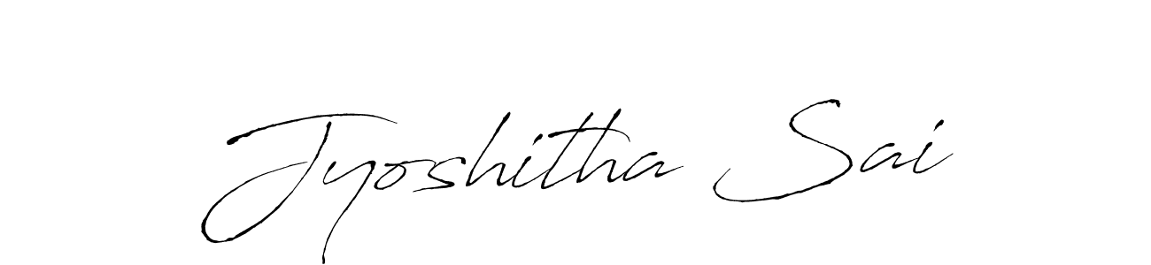 Create a beautiful signature design for name Jyoshitha Sai. With this signature (Antro_Vectra) fonts, you can make a handwritten signature for free. Jyoshitha Sai signature style 6 images and pictures png