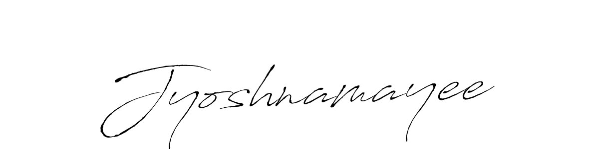 Make a beautiful signature design for name Jyoshnamayee. With this signature (Antro_Vectra) style, you can create a handwritten signature for free. Jyoshnamayee signature style 6 images and pictures png