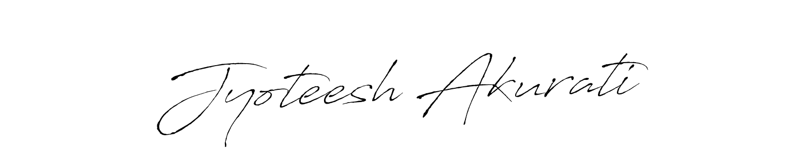 Antro_Vectra is a professional signature style that is perfect for those who want to add a touch of class to their signature. It is also a great choice for those who want to make their signature more unique. Get Jyoteesh Akurati name to fancy signature for free. Jyoteesh Akurati signature style 6 images and pictures png