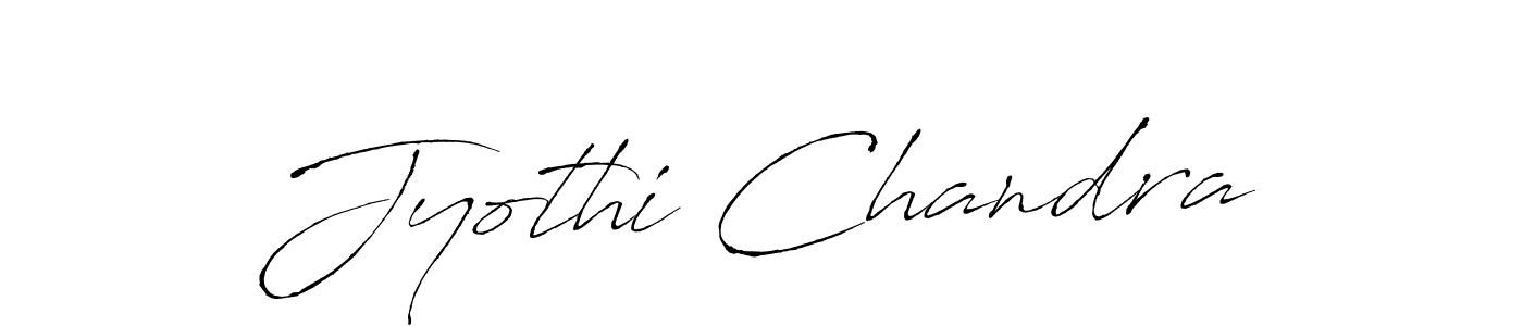 Jyothi Chandra stylish signature style. Best Handwritten Sign (Antro_Vectra) for my name. Handwritten Signature Collection Ideas for my name Jyothi Chandra. Jyothi Chandra signature style 6 images and pictures png