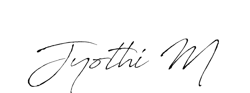 Make a beautiful signature design for name Jyothi M. Use this online signature maker to create a handwritten signature for free. Jyothi M signature style 6 images and pictures png