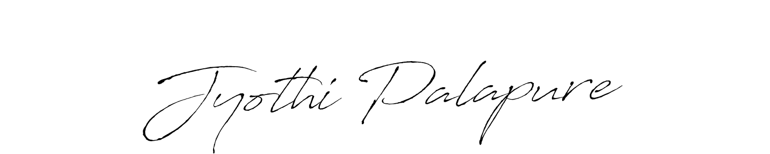 How to make Jyothi Palapure name signature. Use Antro_Vectra style for creating short signs online. This is the latest handwritten sign. Jyothi Palapure signature style 6 images and pictures png