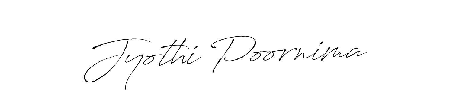 Also we have Jyothi Poornima name is the best signature style. Create professional handwritten signature collection using Antro_Vectra autograph style. Jyothi Poornima signature style 6 images and pictures png