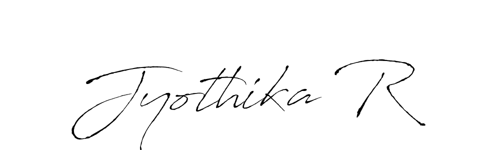 This is the best signature style for the Jyothika R name. Also you like these signature font (Antro_Vectra). Mix name signature. Jyothika R signature style 6 images and pictures png