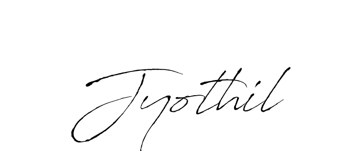 Jyothil stylish signature style. Best Handwritten Sign (Antro_Vectra) for my name. Handwritten Signature Collection Ideas for my name Jyothil. Jyothil signature style 6 images and pictures png