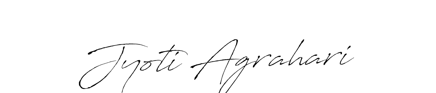 Similarly Antro_Vectra is the best handwritten signature design. Signature creator online .You can use it as an online autograph creator for name Jyoti Agrahari. Jyoti Agrahari signature style 6 images and pictures png