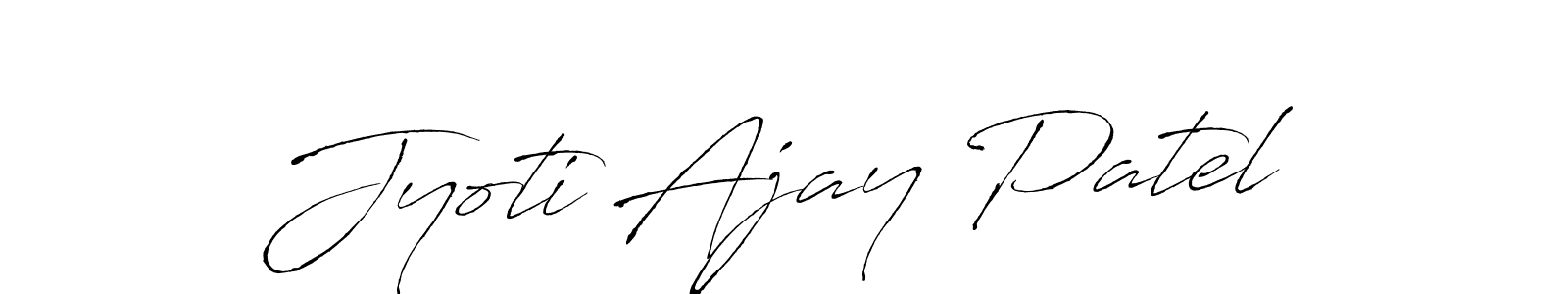 Use a signature maker to create a handwritten signature online. With this signature software, you can design (Antro_Vectra) your own signature for name Jyoti Ajay Patel. Jyoti Ajay Patel signature style 6 images and pictures png