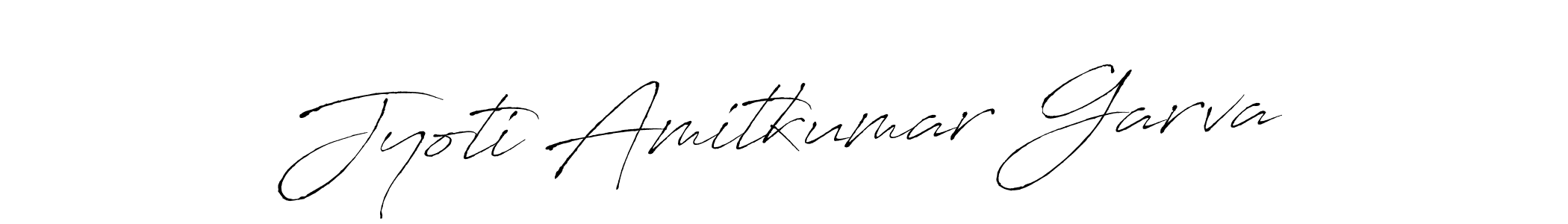 Also we have Jyoti Amitkumar Garva name is the best signature style. Create professional handwritten signature collection using Antro_Vectra autograph style. Jyoti Amitkumar Garva signature style 6 images and pictures png