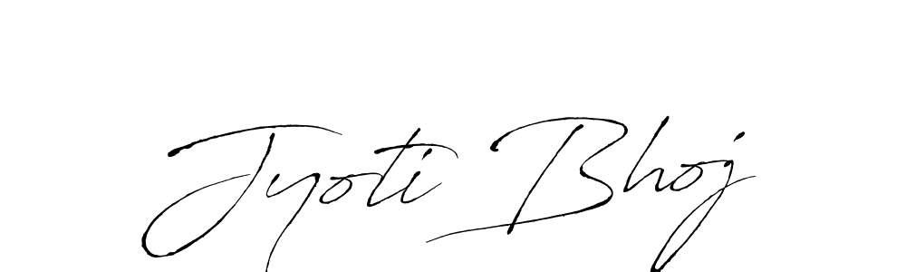 Use a signature maker to create a handwritten signature online. With this signature software, you can design (Antro_Vectra) your own signature for name Jyoti Bhoj. Jyoti Bhoj signature style 6 images and pictures png
