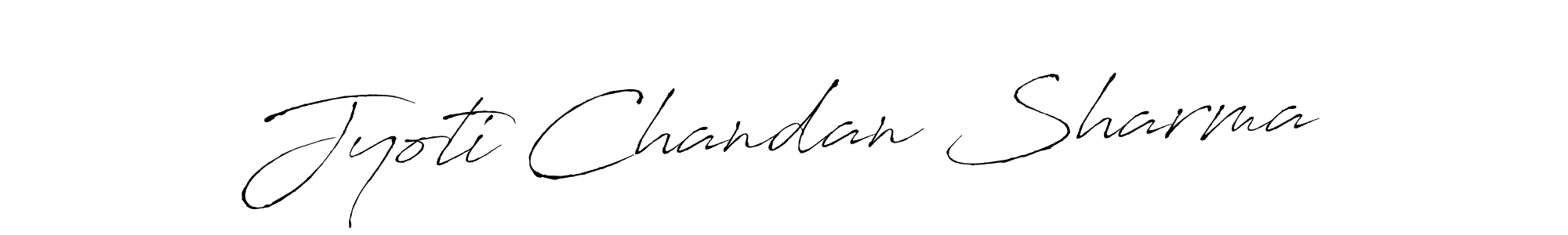 Jyoti Chandan Sharma stylish signature style. Best Handwritten Sign (Antro_Vectra) for my name. Handwritten Signature Collection Ideas for my name Jyoti Chandan Sharma. Jyoti Chandan Sharma signature style 6 images and pictures png