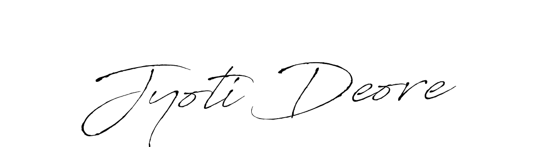 How to make Jyoti Deore signature? Antro_Vectra is a professional autograph style. Create handwritten signature for Jyoti Deore name. Jyoti Deore signature style 6 images and pictures png