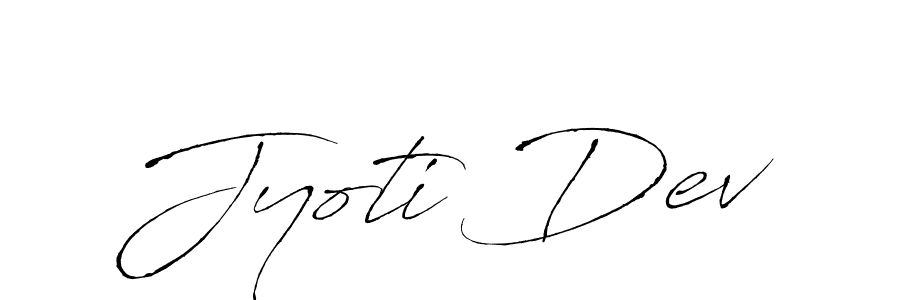 How to make Jyoti Dev name signature. Use Antro_Vectra style for creating short signs online. This is the latest handwritten sign. Jyoti Dev signature style 6 images and pictures png