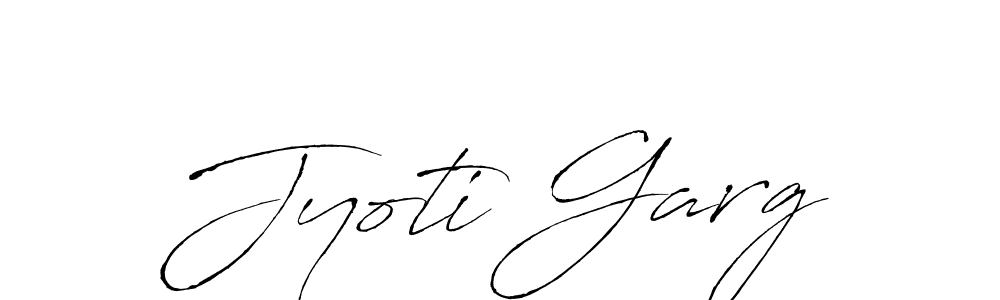 How to make Jyoti Garg signature? Antro_Vectra is a professional autograph style. Create handwritten signature for Jyoti Garg name. Jyoti Garg signature style 6 images and pictures png