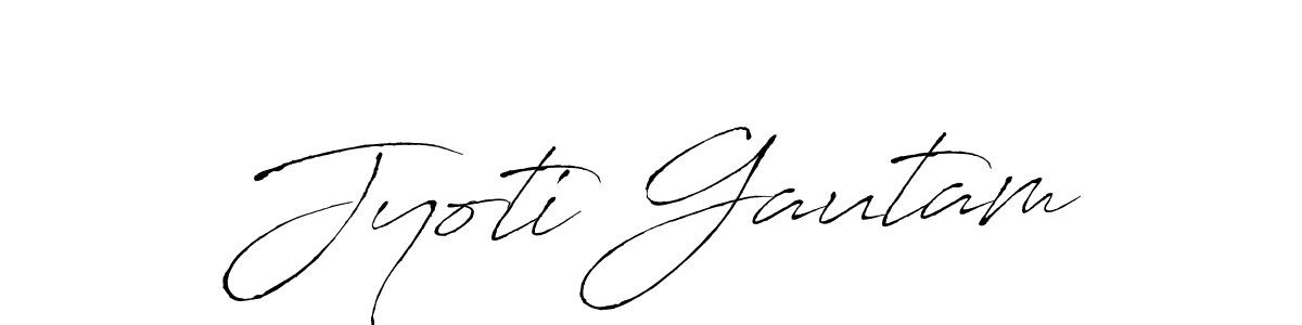 Use a signature maker to create a handwritten signature online. With this signature software, you can design (Antro_Vectra) your own signature for name Jyoti Gautam. Jyoti Gautam signature style 6 images and pictures png