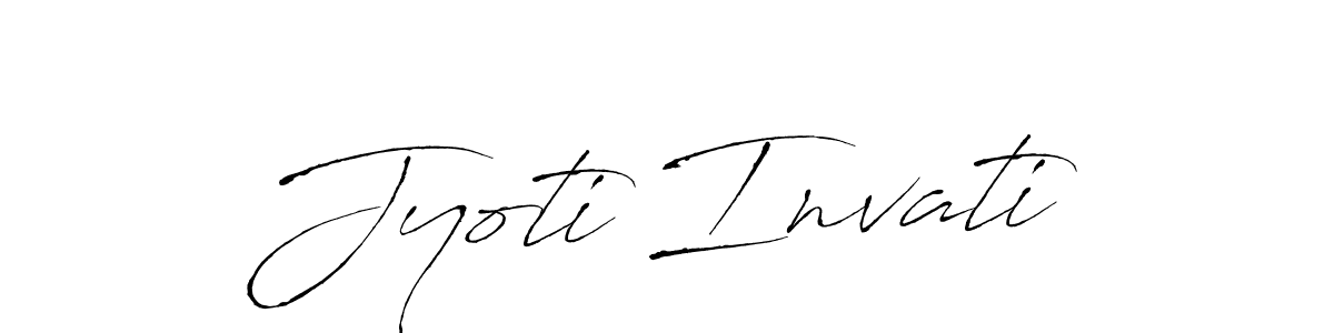 Jyoti Invati stylish signature style. Best Handwritten Sign (Antro_Vectra) for my name. Handwritten Signature Collection Ideas for my name Jyoti Invati. Jyoti Invati signature style 6 images and pictures png