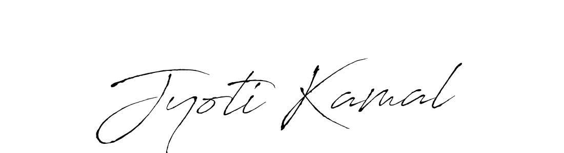 Make a beautiful signature design for name Jyoti Kamal. With this signature (Antro_Vectra) style, you can create a handwritten signature for free. Jyoti Kamal signature style 6 images and pictures png