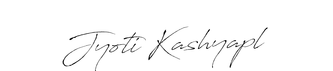 Use a signature maker to create a handwritten signature online. With this signature software, you can design (Antro_Vectra) your own signature for name Jyoti Kashyapl. Jyoti Kashyapl signature style 6 images and pictures png