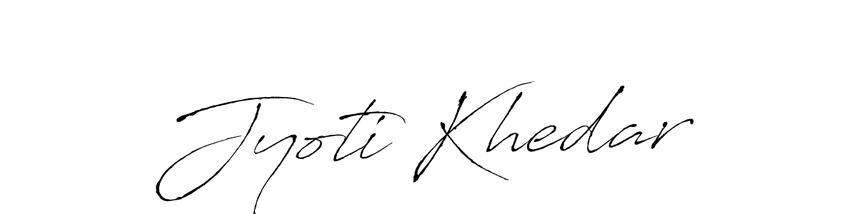 Use a signature maker to create a handwritten signature online. With this signature software, you can design (Antro_Vectra) your own signature for name Jyoti Khedar. Jyoti Khedar signature style 6 images and pictures png