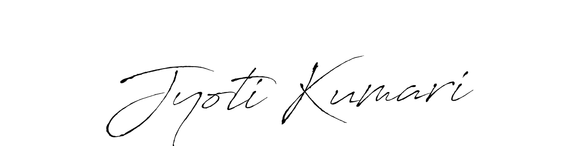 How to make Jyoti Kumari name signature. Use Antro_Vectra style for creating short signs online. This is the latest handwritten sign. Jyoti Kumari signature style 6 images and pictures png