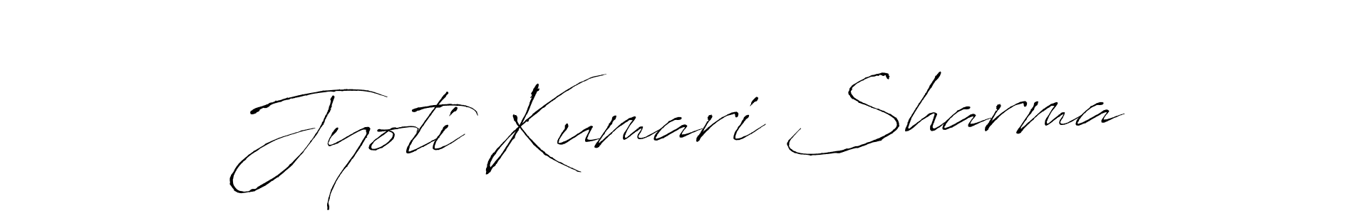 Jyoti Kumari Sharma stylish signature style. Best Handwritten Sign (Antro_Vectra) for my name. Handwritten Signature Collection Ideas for my name Jyoti Kumari Sharma. Jyoti Kumari Sharma signature style 6 images and pictures png