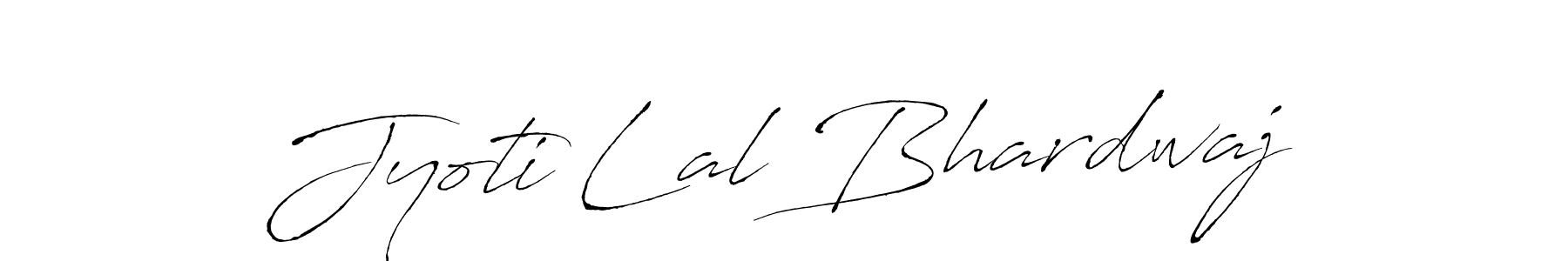 How to make Jyoti Lal Bhardwaj signature? Antro_Vectra is a professional autograph style. Create handwritten signature for Jyoti Lal Bhardwaj name. Jyoti Lal Bhardwaj signature style 6 images and pictures png