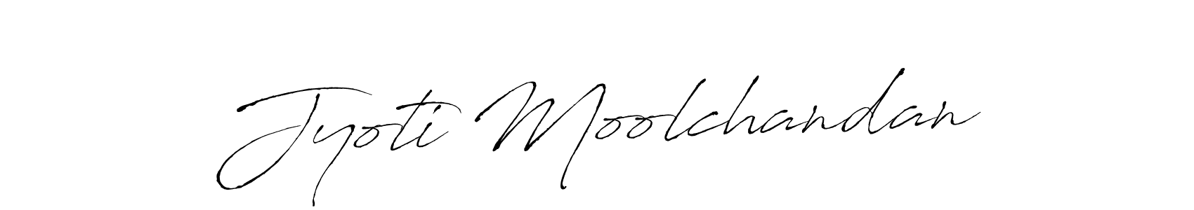 if you are searching for the best signature style for your name Jyoti Moolchandan. so please give up your signature search. here we have designed multiple signature styles  using Antro_Vectra. Jyoti Moolchandan signature style 6 images and pictures png