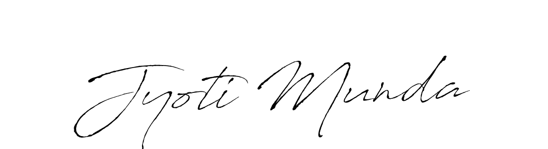 Make a beautiful signature design for name Jyoti Munda. With this signature (Antro_Vectra) style, you can create a handwritten signature for free. Jyoti Munda signature style 6 images and pictures png