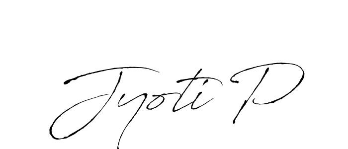 How to Draw Jyoti P signature style? Antro_Vectra is a latest design signature styles for name Jyoti P. Jyoti P signature style 6 images and pictures png