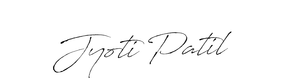 Jyoti Patil stylish signature style. Best Handwritten Sign (Antro_Vectra) for my name. Handwritten Signature Collection Ideas for my name Jyoti Patil. Jyoti Patil signature style 6 images and pictures png