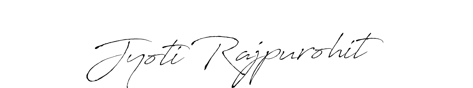 Make a beautiful signature design for name Jyoti Rajpurohit. With this signature (Antro_Vectra) style, you can create a handwritten signature for free. Jyoti Rajpurohit signature style 6 images and pictures png