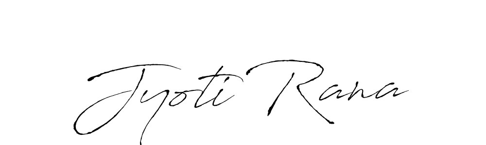 Create a beautiful signature design for name Jyoti Rana. With this signature (Antro_Vectra) fonts, you can make a handwritten signature for free. Jyoti Rana signature style 6 images and pictures png