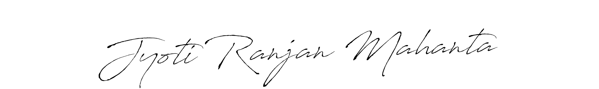 Jyoti Ranjan Mahanta stylish signature style. Best Handwritten Sign (Antro_Vectra) for my name. Handwritten Signature Collection Ideas for my name Jyoti Ranjan Mahanta. Jyoti Ranjan Mahanta signature style 6 images and pictures png