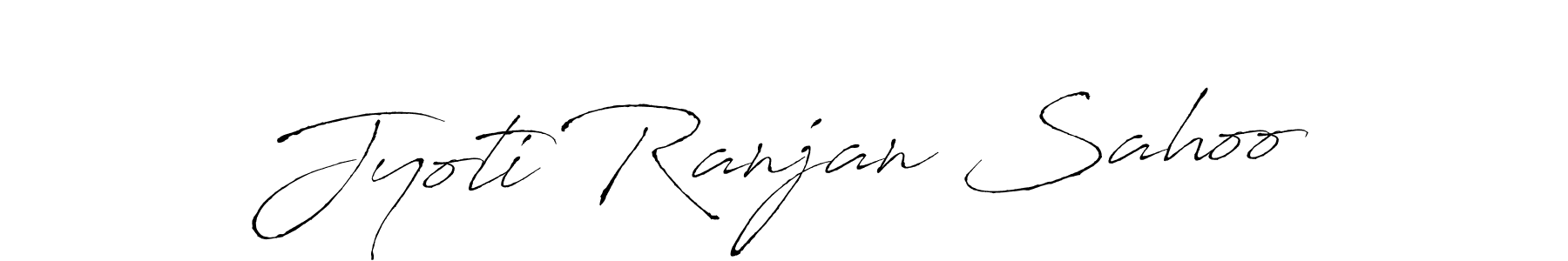 How to make Jyoti Ranjan Sahoo signature? Antro_Vectra is a professional autograph style. Create handwritten signature for Jyoti Ranjan Sahoo name. Jyoti Ranjan Sahoo signature style 6 images and pictures png