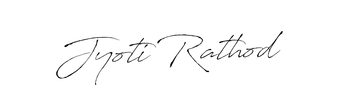 How to make Jyoti Rathod name signature. Use Antro_Vectra style for creating short signs online. This is the latest handwritten sign. Jyoti Rathod signature style 6 images and pictures png