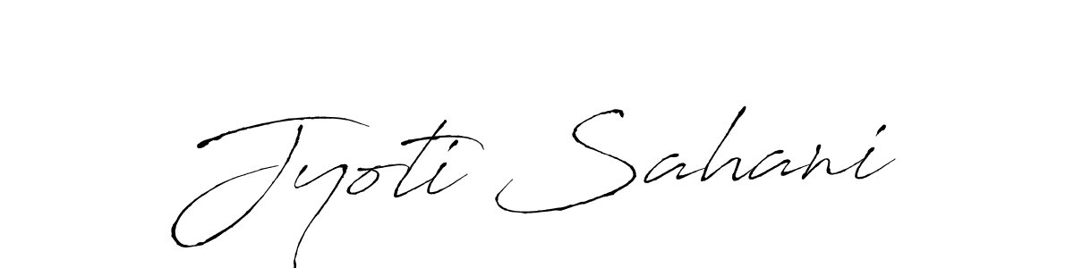 The best way (Antro_Vectra) to make a short signature is to pick only two or three words in your name. The name Jyoti Sahani include a total of six letters. For converting this name. Jyoti Sahani signature style 6 images and pictures png