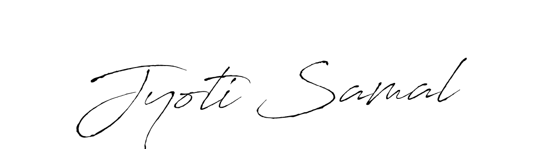 Design your own signature with our free online signature maker. With this signature software, you can create a handwritten (Antro_Vectra) signature for name Jyoti Samal. Jyoti Samal signature style 6 images and pictures png