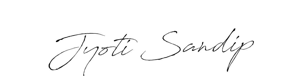 Also You can easily find your signature by using the search form. We will create Jyoti Sandip name handwritten signature images for you free of cost using Antro_Vectra sign style. Jyoti Sandip signature style 6 images and pictures png