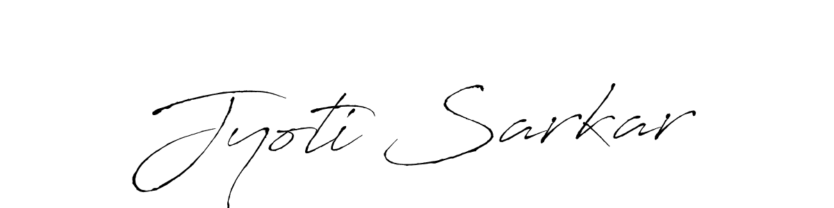 Design your own signature with our free online signature maker. With this signature software, you can create a handwritten (Antro_Vectra) signature for name Jyoti Sarkar. Jyoti Sarkar signature style 6 images and pictures png