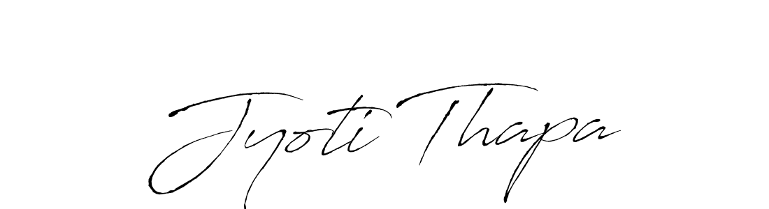 Jyoti Thapa stylish signature style. Best Handwritten Sign (Antro_Vectra) for my name. Handwritten Signature Collection Ideas for my name Jyoti Thapa. Jyoti Thapa signature style 6 images and pictures png