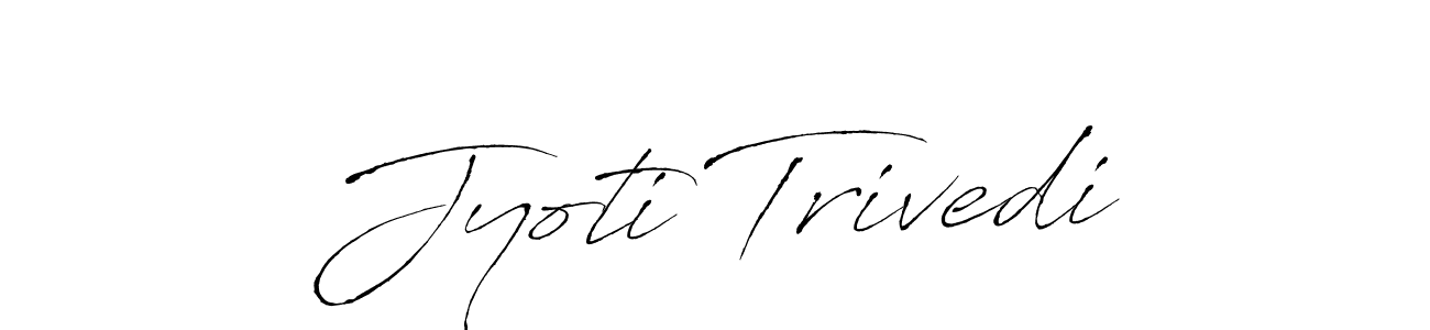 Antro_Vectra is a professional signature style that is perfect for those who want to add a touch of class to their signature. It is also a great choice for those who want to make their signature more unique. Get Jyoti Trivedi name to fancy signature for free. Jyoti Trivedi signature style 6 images and pictures png