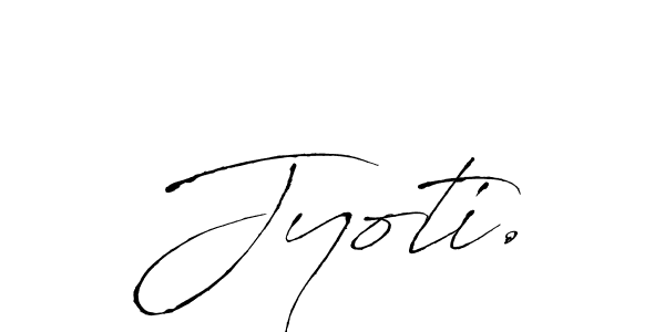 Design your own signature with our free online signature maker. With this signature software, you can create a handwritten (Antro_Vectra) signature for name Jyoti.. Jyoti. signature style 6 images and pictures png