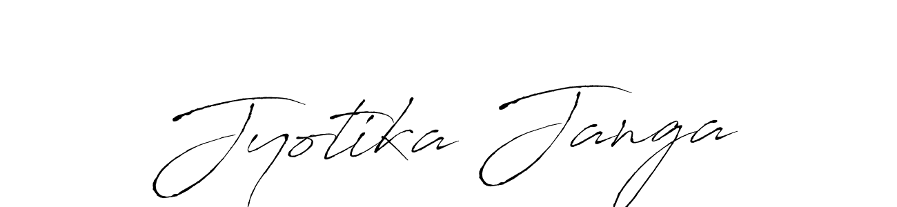 It looks lik you need a new signature style for name Jyotika Janga. Design unique handwritten (Antro_Vectra) signature with our free signature maker in just a few clicks. Jyotika Janga signature style 6 images and pictures png