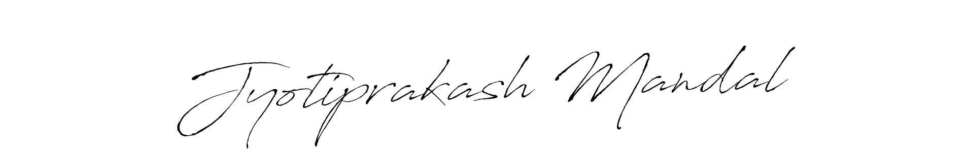 Antro_Vectra is a professional signature style that is perfect for those who want to add a touch of class to their signature. It is also a great choice for those who want to make their signature more unique. Get Jyotiprakash Mandal name to fancy signature for free. Jyotiprakash Mandal signature style 6 images and pictures png