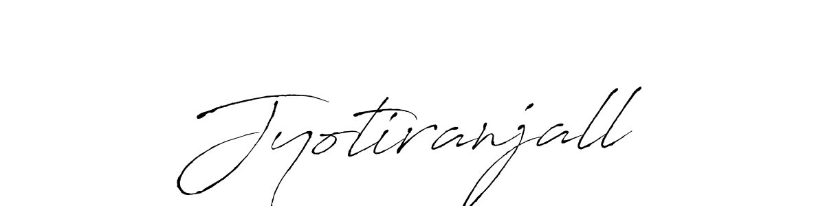 The best way (Antro_Vectra) to make a short signature is to pick only two or three words in your name. The name Jyotiranjall include a total of six letters. For converting this name. Jyotiranjall signature style 6 images and pictures png
