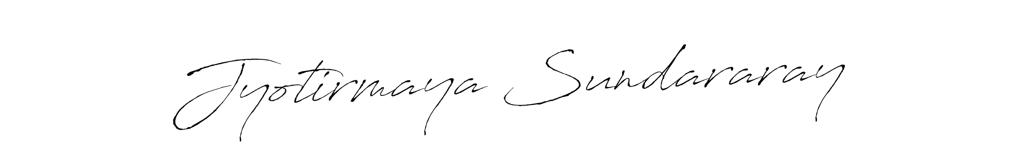 Jyotirmaya Sundararay stylish signature style. Best Handwritten Sign (Antro_Vectra) for my name. Handwritten Signature Collection Ideas for my name Jyotirmaya Sundararay. Jyotirmaya Sundararay signature style 6 images and pictures png